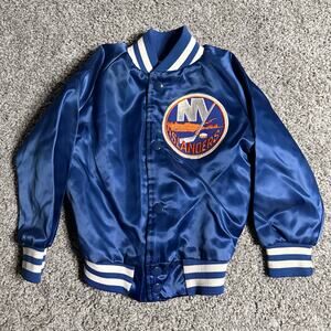 Chalk Line Vintage New York Islanders Satin Bomber Jacket Toddler Size 3